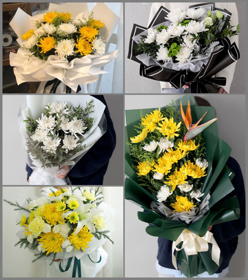 安徽阜阳市颍上县十八里铺镇白事花束代送